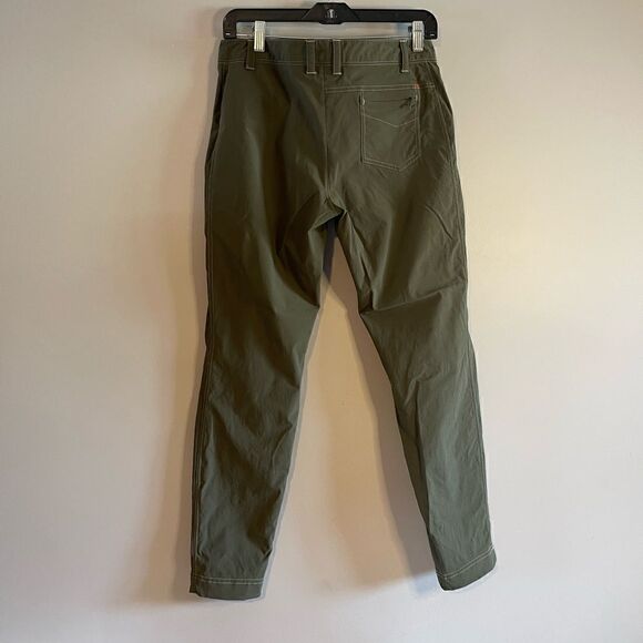 L.L. Bean Olive Army Green Trek Outdoor Hiking Pant | SZ 6R - Picture 3 of 6